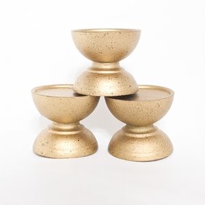 Gorgeous Gold Candle Stands Succulent Stands